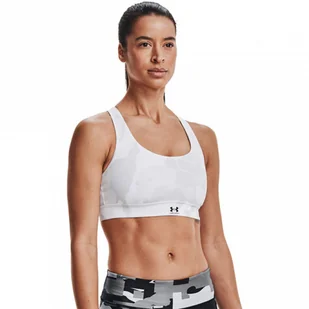 Biustonosz sportowy UNDER ARMOUR Isochill Team Mid Bra - Bielizna sportowa damska - miniaturka - grafika 1