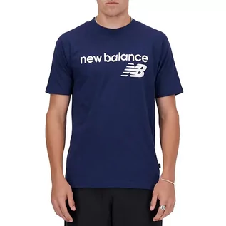 Koszulki sportowe męskie - Koszulka New Balance MT41905NNY - granatowa - grafika 1