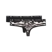 Majtki damskie - Calvin Klein Underwear Stringi 2-pack - miniaturka - grafika 1