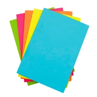Szkolne artykuły papiernicze - Papier kolorowy A4 250 arkuszy mix intensywny - miniaturka - grafika 1