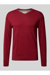 Sweter o kroju regular fit z czystej bawełny - Tom Tailor - Swetry męskie - miniaturka - grafika 1