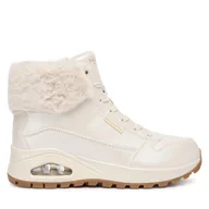 Botki damskie - Botki Skechers Uno Rugged 167821/OFWT Biały - miniaturka - grafika 1