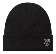 Czapki damskie - Czapka zimowa NEW ERA Las Vegas Raiders Mini Logo Cuff Knit Beanie - miniaturka - grafika 1