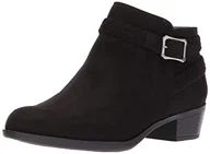 Botki damskie - LifeStride Damskie botki Adriana Ankle Bootie, czarny - Black Micro - 34 EU - miniaturka - grafika 1