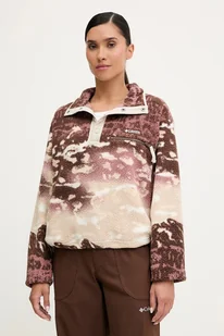Columbia bluza sportowa Helvetia kolor beżowy wzorzysta 2098501 - Bluzy damskie - miniaturka - grafika 1