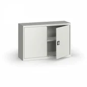 Pozostałe wyposażenie warsztatu - KOVONA Szafa metalowa, 800 x 1200 x 400 mm, 1 półka, szara C37010.2.09.24B2B - miniaturka - grafika 1