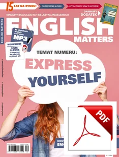 English Matters nr 90 Wersja elektroniczna - Książki do nauki języka angielskiego English Matters nr 90 Wersja elektroniczna - Książki do nauki języka angielskiego - miniaturka - grafika 1