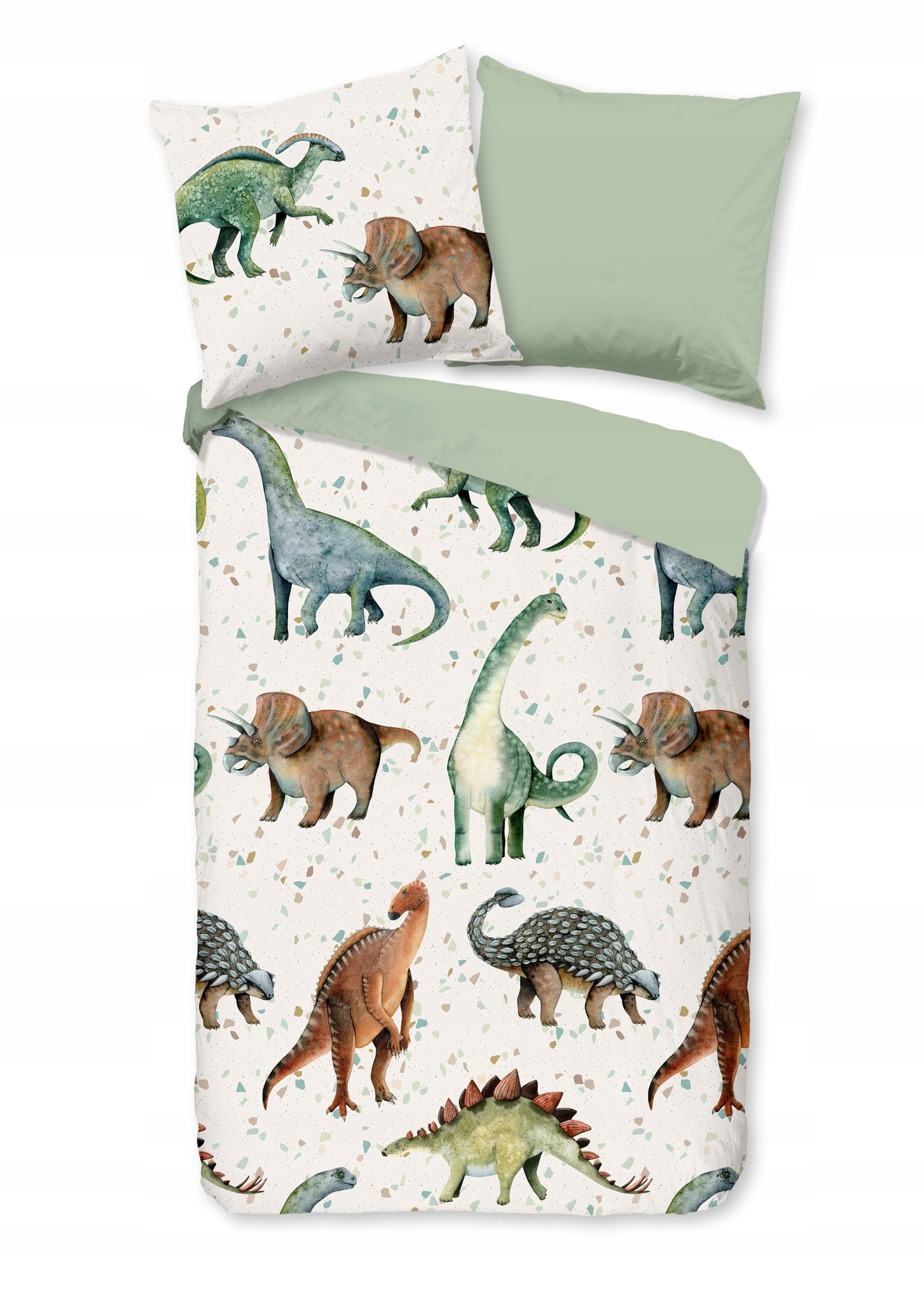 Pościel 135x200 Jura Dinozaury dino mikrofibra dwustronna