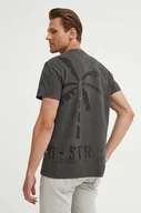 Koszulki męskie - G-Star Raw t-shirt bawełniany męski kolor czarny gładki D24688-B256 - miniaturka - grafika 1
