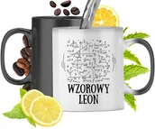Kubki - Kubek Magiczny Dla Leona Czarny Matowy z Nadrukiem ze Zdjęciem 330ml + Opakowanie na prezent (wzór 03) - miniaturka - grafika 1