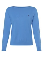 Swetry damskie - Tommy Hilfiger - Sweter damski, niebieski - miniaturka - grafika 1