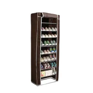 Szafki na buty - Szafka na buty LCSZ-02 brązowa - miniaturka - grafika 1