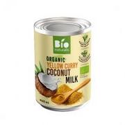 Produkty wegańskie i wegetariańskie - Bio Naturalis Coconut milk - napój kokosowy yellow curry 400 ml Bio - miniaturka - grafika 1