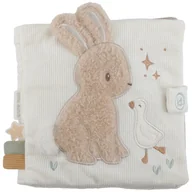 Zabawki sensoryczne - Little Dutch Duża książeczka aktywizująca Newborn Naturals - miniaturka - grafika 1