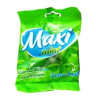 Gumy do żucia, lizaki, dropsy - Z. W. C. KARWIT Tadeusz Matyszkiel KARMELKI TWARDE MIĘTOWE MAXI MINT 80G - miniaturka - grafika 1