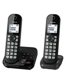 Telefony stacjonarne - Panasonic KX-TGC462GB czarny - miniaturka - grafika 1