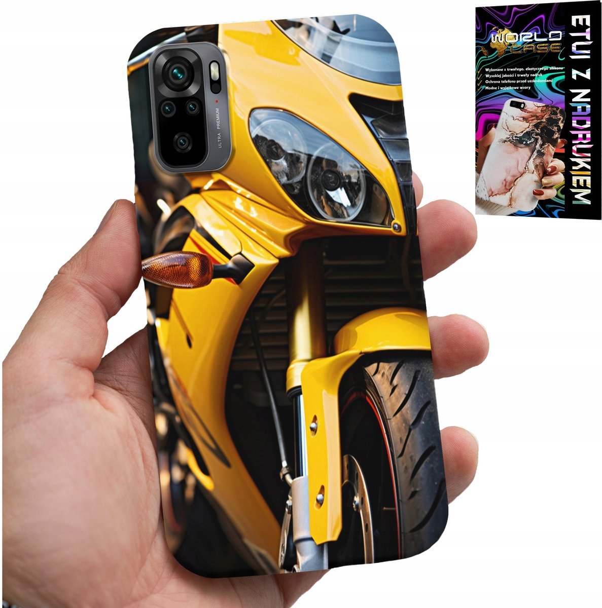 ETUI DO XIAOMI NOTE 10 / 10S - MOTOR MOTOCYKL FAN OBUDOWA CASE PLECKI