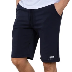 Spodenki Alpha Industries Basic SL 11636307 - granatowe - Spodnie sportowe męskie - miniaturka - grafika 1