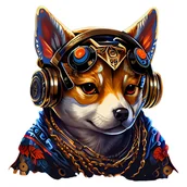 Pasmanteria - Naprasowanka Cyberpunk, Zwierzęta 16 Modna - miniaturka - grafika 1