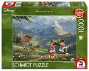 Puzzle - Schmidt Puzzle PQ 1000 Myszka Miki&Minnie w Alpach G3 - - miniaturka - grafika 1
