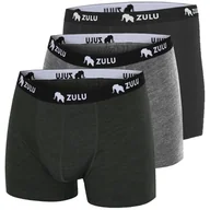 Majtki męskie - Męskie bokserki Zulu Merino 160 4in 3-pack Rozmiar: M / Kolor: mix3 - miniaturka - grafika 1