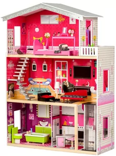 EcoToys domek dla lalek z windą Rezydencja Malibu - Domki dla lalek - miniaturka - grafika 1