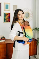 Nosidełka dla dzieci - Nosidło LennyLamb LennyLight  - Tęczowy Lotos-Regulowane - miniaturka - grafika 1