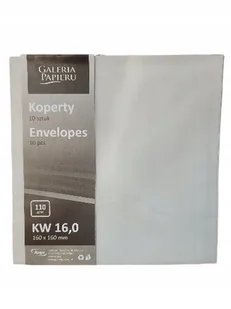 Galeria Papieru koperty 160x160mm 10szt 110g - Scrapbooking - miniaturka - grafika 1