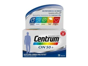 CENTRUM ON 50+, 30 tabletek - Witaminy i minerały - miniaturka - grafika 1