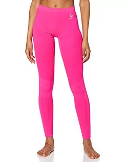 Legginsy - Odlo damskie Pants Essentials Seamless Warm Ski-majtki & legginsy, różowy, s 15903130304S - grafika 1