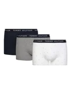Majtki męskie - Tommy Hilfiger Bokserki Męskie 3P Trunk Print Navy/White/Gray Um0Um02325 0Sg S - miniaturka - grafika 1