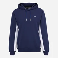 Bluzy męskie - Bluza męska z kapturem elegancka Fila FAM0326-53006 M Niebieska (4064556396686) - miniaturka - grafika 1