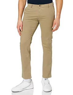 bugatti chinosy męskie, beżowy (Beige 40), 34W / 34L - Spodnie męskie - miniaturka - grafika 1