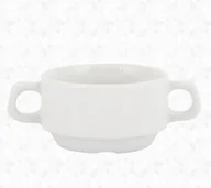 Inne naczynia kuchenne - Bulionówka TADAR Hel, biała, 300 ml - miniaturka - grafika 1