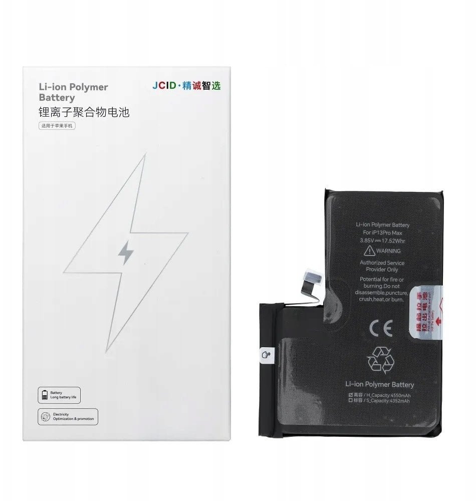 JCID Bateria do iPhone 13 Pro Max zwiększona pojemność