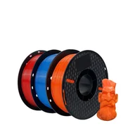 Filamenty i akcesoria do drukarek 3D - filament do drukarek 3D, materiał PETG, szybka wysyłka, czerwony niebieski pomarańczowy - miniaturka - grafika 1