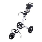 Golf - Manualny wózek golfowy Fastfold Trike 2.0 (biało-czarny) - miniaturka - grafika 1
