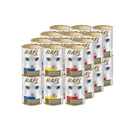 Mokra karma dla kotów - Rafi Cat Kawałki w sosie mix smaków 24x415g - miniaturka - grafika 1