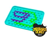 Zabawki sensoryczne - Wiggly Toy Zabawka Sensoryczna Niebieska - miniaturka - grafika 1