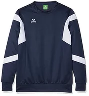 Bluzy dla dziewczynek - Erima Classic Team bluza dziecięca, uniseks niebieski granatowy/biały (New Navy/Weiß) 128 - miniaturka - grafika 1