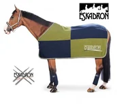 Derki dla konia - Eskadron Derka polarowa BICOLOR NEXT GENERATION jesień-zima 2014 dark lime/navy - miniaturka - grafika 1