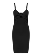 Sukienki - ONLY Sukienka letnia Janna 15343601 Czarny Slim Fit - miniaturka - grafika 1