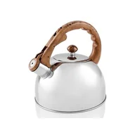 Czajniki na gaz - Czajnik nierdzewny Jasper 2,5 l srebrny - miniaturka - grafika 1