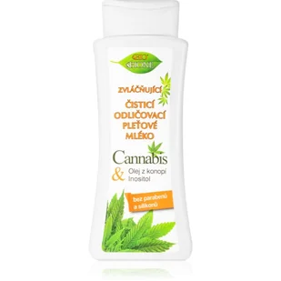 Bione Bione Cannabis kojąco-regenerujące mleczko do demakijażu 255ml - Mleczka do demakijażu - miniaturka - grafika 1