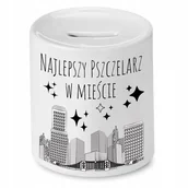 Skarbonki - Skarbonka Dla Prezesa na Urodziny Imieniny Prezent z Nadrukiem ze Zdjęciem + Opakowanie na prezent (wzór 02) - miniaturka - grafika 1