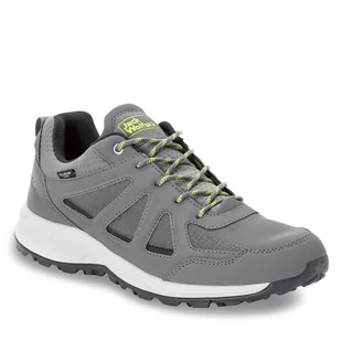 Trekkingi Jack Wolfskin Woodland 2 Texapore Low M 4051271 Pebble Grey - Buty trekkingowe męskie - miniaturka - grafika 1