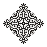 Naklejki na ścianę - Naklejka na ścianę, meble Mandala 5, koło, ornament rozeta duża dekoracja, 120x120 cm - miniaturka - grafika 1