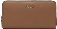 Portfele - Replay Damski FW5299 portfel z akcesoriami podróżnymi, 074 Dirty Pale Beige, 074 Dirty Pale Beige, L 19 X H 10 X D 2 CM - miniaturka - grafika 1