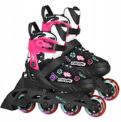 Rolki - NA2053A ŁYŻWOROLKI VIBE RÓŻOWE ROZM. M37-40 NILS EXTREME - miniaturka - grafika 1