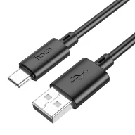 Kable USB - HOCO KABEL USB DO TYP C 3A GRATIFED X88 CZARNY - miniaturka - grafika 1